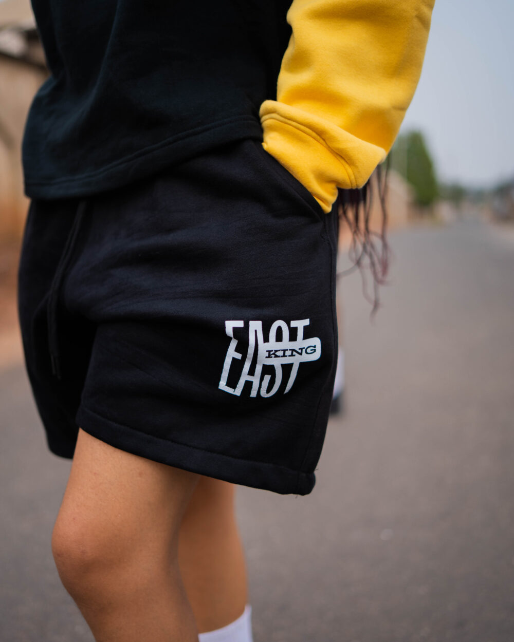 EAST KING BLACK SHORTS